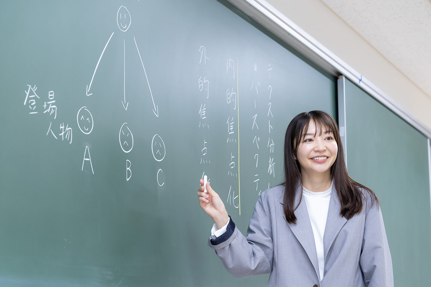 文理学部文学専攻（国文学）授業風景